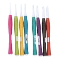 thumbnail image 3 of Crochet Hooks Set, 8Pcs Plastic Sweater Needle TPR Colored Weaving Tools For Handicraft Lovers, 3 of 8