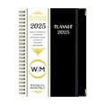 Ywbawe Clearance 2025 English Schedule A5 Planner Notebook, CoilBound