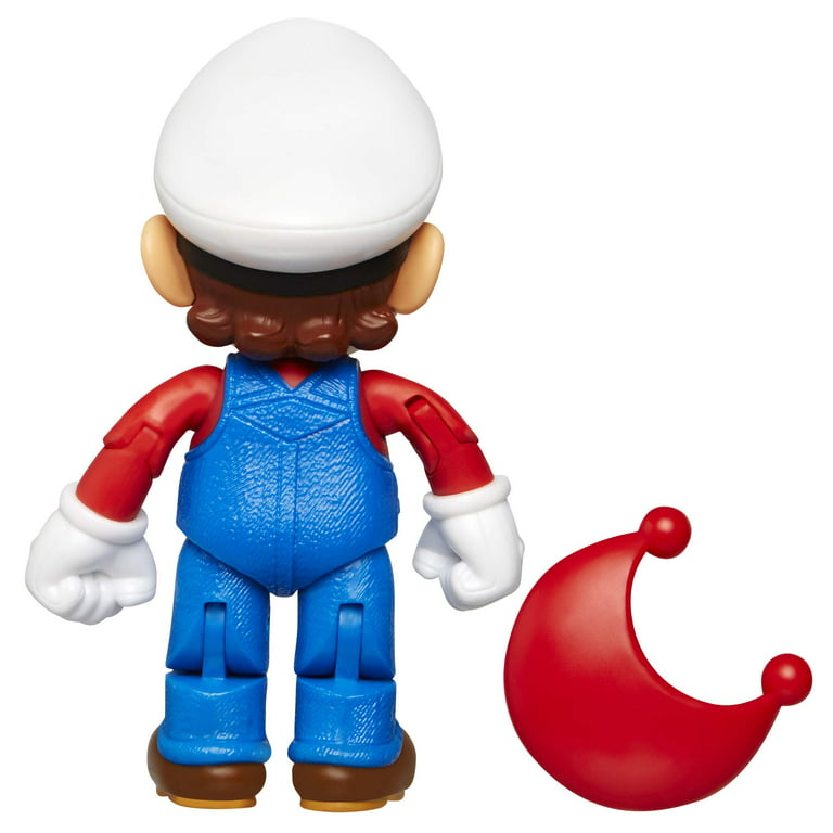 Super Mario Super Mario Odyssey Explorer Mario 4 Inch Action Figure (with  Blue Power Moon) 
