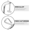 thumbnail image 4 of Pasta Maker Replacement Clip Manual Noodle Maker Fixing Clip Pasta Maker Tool Part Noodle Maker Manual Fixing Clip Meat Grinder Fixing Universal Clip Replacement Clip Part, 4 of 8