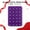 PURPLE, variant on Silicone Suction Grip – 24 Cups , Double Sided Suction Grip, Reusable Hands-Free Phone Mount for Selfies & Video Recording