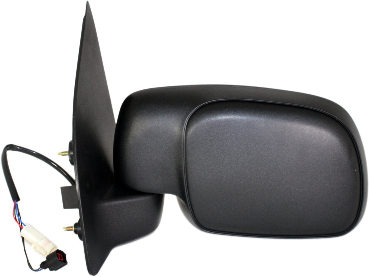 Mirror Compatible With 2000-2001 Ford Excursion Left Driver Side Heated Textured Black Kool-Vue