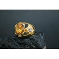 thumbnail image 5 of Roarsilver Exquisite Ring: 925 Sterling Silver with Gold Plating and Orange Zircon Stone | 11, 5 of 5