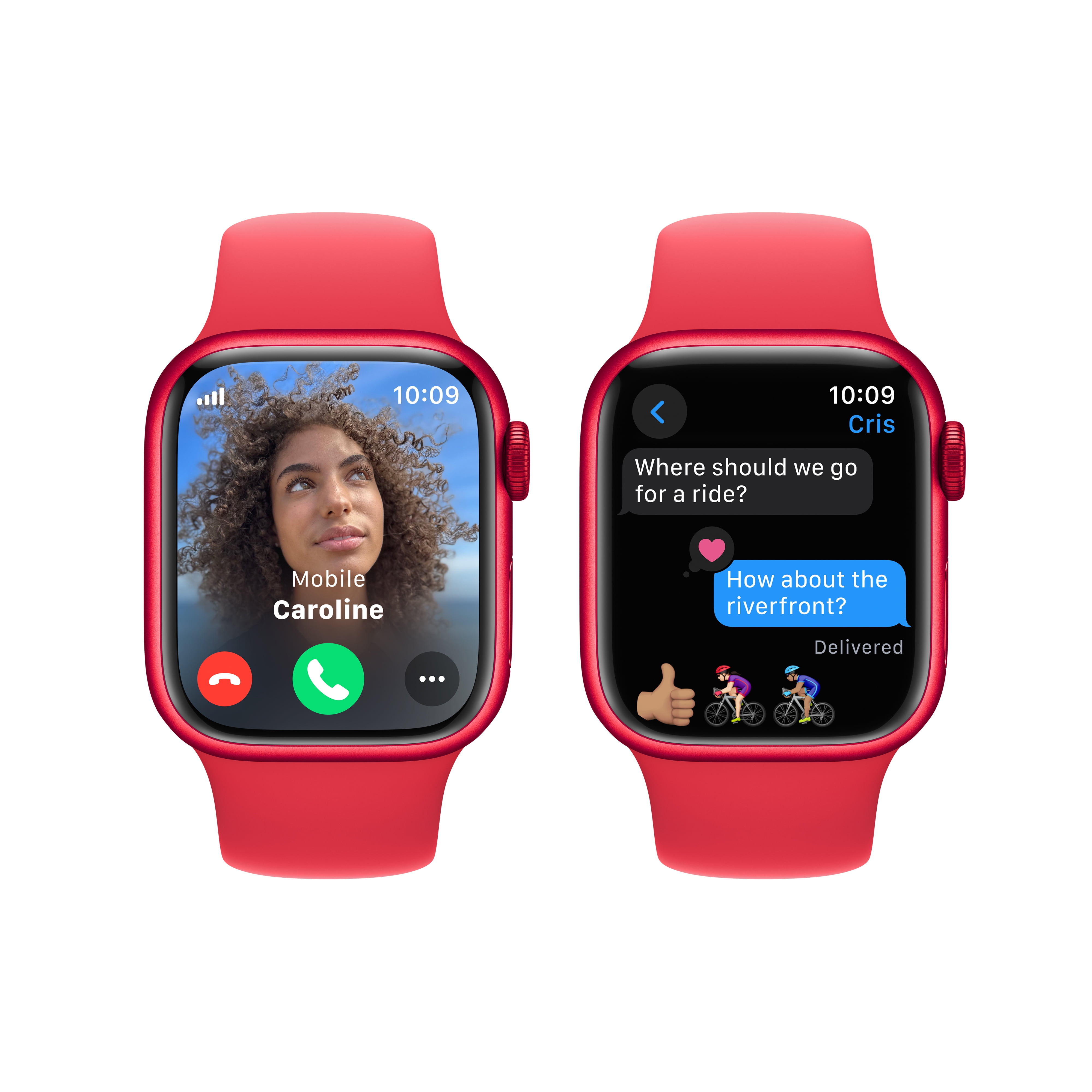 Apple Watch Series 9 PRODUCT)RED Aluminum Case with (PRODUCT)RED Sport -  iShop