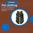 thumbnail image 2 of Greeniant Arnés de invierno para mascotas, chaqueta impermeable a prueba de viento, para correr, ropa Universal ligera, gancho trasero, decoración de Ropa para mascotas Verde METRO Greeniant PT000587-15, 2 of 6
