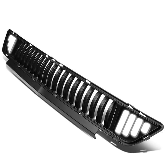 DNA Motoring GRF-LB-FM15-T1Z-FL For 2015 to 2017 Ford Mustang Base Ecoboost GT LED Tube Bar Vertical Fence Style Front Lower Bumper Grille 16 2016