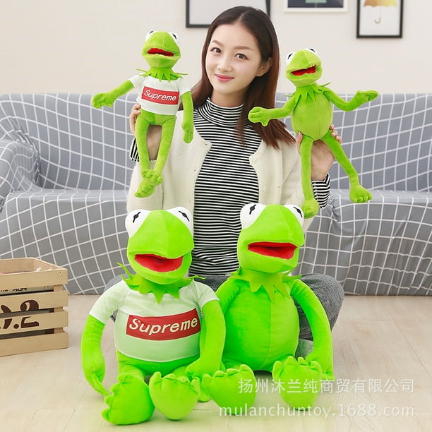 Cartoon Stuffed Plush Doll The Muppets Kermit Forg Shape Toy for