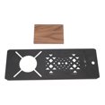 thumbnail image 1 of IGT Tablero De Mesa Para Acampar, Tablero De Mesa Para Acampar Desmontable Engrosado De 1,2 Mm Superficie Negra Con Aerosol De Hierro Inoxidable Para Estufa SOTO Spider, 1 of 7