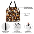 thumbnail image 5 of Lsque Skulls Pattern Lunch Bag Women/Men Insulated Lunch Box,Small Leakproof Cooler Food Lunch Containers Reusable High Capacity Lunch Tote Bags, 5 of 6