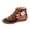 Yellow, variant on Playful Christmas Boots for Women, Cartoon Santa Claus Boots, Round Toe Multi Color Booties with Side Zipper for Winter, School and Office