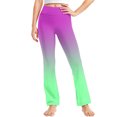 thumbnail image 2 of Bell Bottoms for Girls 10-12 Teen Girls Leggings Girls 10-12 Clothes Trendy Flare Pants Girls Girls Legging Toddler Girl Clothes 5T, Purple, 2 of 9