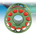 thumbnail image 1 of Fishing Line Reel, 30m / 98.43ft Aluminum  Diving Reel Aviation Multi Purpose Finger Spool With Double Ended Hooks, 1 of 7