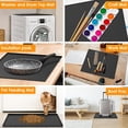 thumbnail image 3 of Yazoeia Washer and Dryer Top Cover, 23.6×19.7 Inch Washing Machine Cover, Washer Top Protector, Silicone Rubber Mat, Washable Dryer Top Protector Mat, Washer and Dryer Top Protector for, 3 of 7