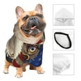 thumbnail image 3 of Honeii Eagle With USA Flags Print Small Dog Hoodies Pet Hooded Sweatshirts Fall Winter Puppy Cat Sweaters Warm Clothes for Small Dogs Outfits Costume-X-Large, 3 of 7