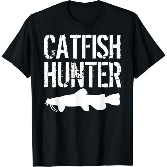 Catfishing Fishing T-Shirt - Catfish Hunter Fisherman Gift