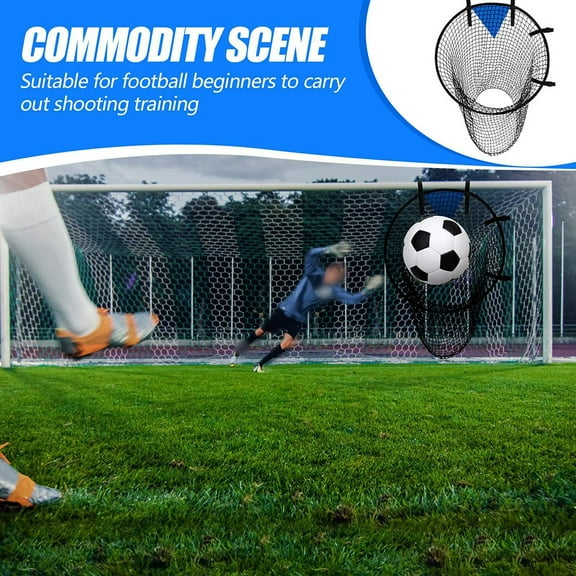Football Soccer Target Goal Net Foldable Training Net Corner Soccer Goal Fangkenuo