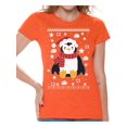 thumbnail image 1 of Awkward Styles Ugly Xmas Shirts for Women Christmas Penguin T-Shirt, 1 of 4
