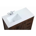thumbnail image 6 of Elegant Lighting VF90236WH Grant 36" Free Standing Single Basin Vanity Set - White, 6 of 7