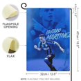 thumbnail image 2 of Lautaro Martínez -bandera de jardín temática. Regalo perfecto para fans, amigos y familiares, ideal para actividades al aire libre y decoración de fiestas. 32*47CM, 2 of 6