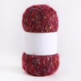 thumbnail image 1 of Gorro de lana polar de mohair con puntos de colores, hilo tejido a mano, bufanda, sombrero, bolso, material para muñecas listo para usar, hilo, 1 of 6