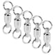thumbnail image 3 of Conector de anillo bidireccional para pesca, 5 uds., accesorios de pesca bidireccionales de acero inoxidable, conector giratorio para pesca, diseñado a medida, 3 of 9