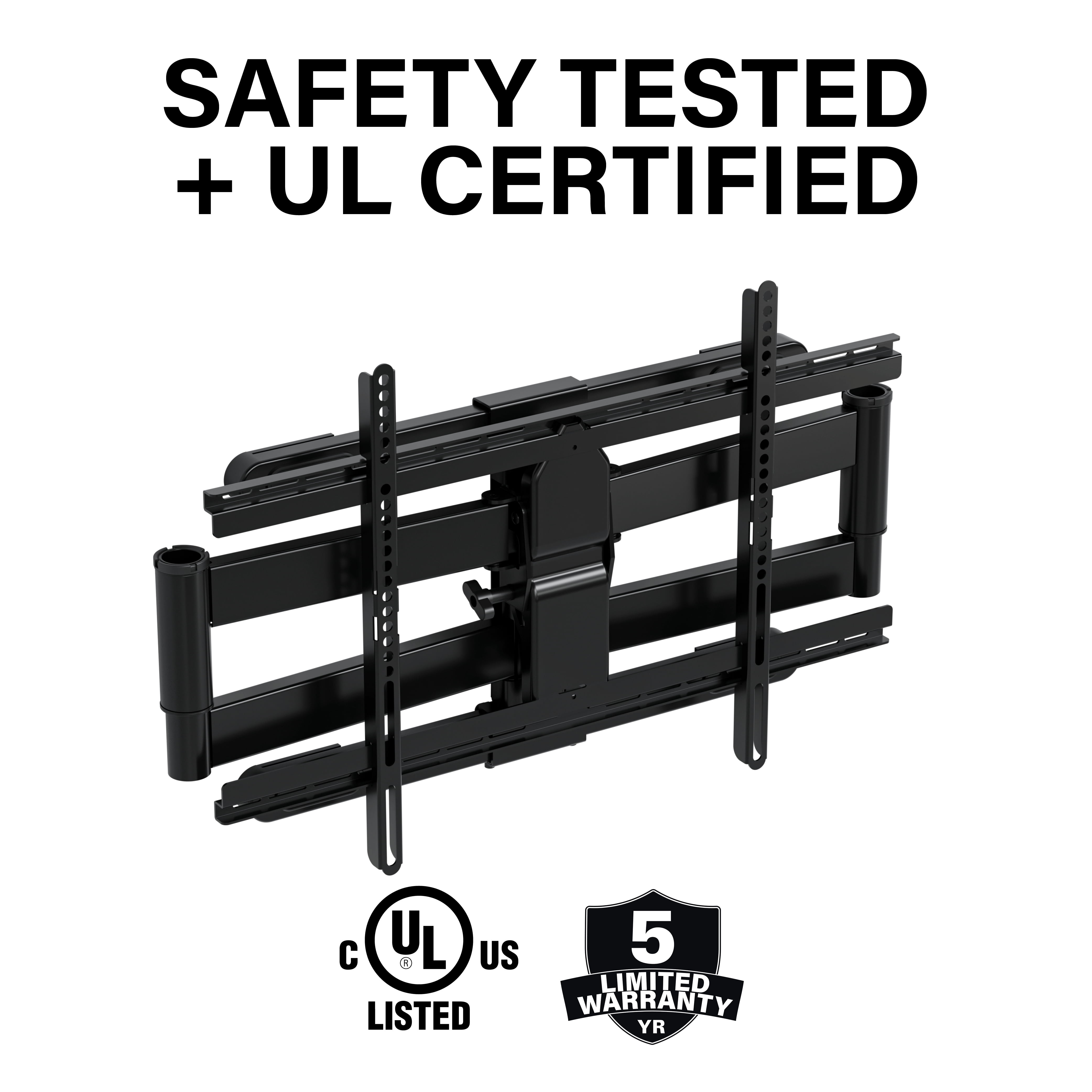 SANUS VuePoint Full-Motion TV Mount for TVs 42"-85" up to 120 lbs