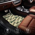 thumbnail image 6 of Naloa Camping Caravan 1 Car Foot Mat Set of 4 Pieces - Universal Floor Liner Neoprene Full Set Floor Mats for Cars Trucks SUV, 6 of 7