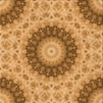 thumbnail image 1 of Ahgly Company Machine Washable Indoor Square Transitional Orange Area Rugs, 4' Square, 1 of 7