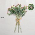 thumbnail image 5 of 1 Bouquet Vivid Fake Flower Anti-Fade Plastic Delicate Simulated Eucalyptus Flower Leaves Bouquet for Office, 5 of 8