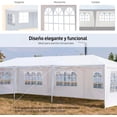 thumbnail image 3 of Toldo con Carpa Bluelander, 3 x 6 Metros, Paredes con Ventanas Laterales, Impermeable, 3 of 7