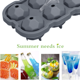 thumbnail image 4 of Bandeja para cubitos de hielo con forma de rosa, molde reutilizable para cubitos de hielo redondos, para cócteles y whisky, 4 of 5