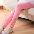 thumbnail image 2 of Generic Children'S Snow Leggings Toddler Girls Wear Flower Trimmed Pants Over Their Pants And Children's Pants And Leggings For 1 To 8 Years Leggings For Toddler Girls, 2 of 4