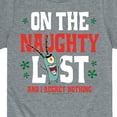 thumbnail image 3 of SpongeBob SquarePants - Plankton Naughty List - Toddler And Youth Short Sleeve Graphic T-Shirt, 3 of 6