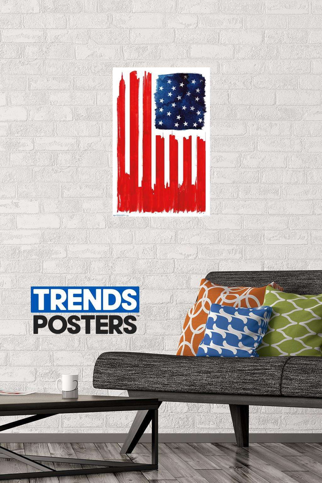 Robert Farkas - Stars And Buildings Wall Poster, 14.725" x 22.375"