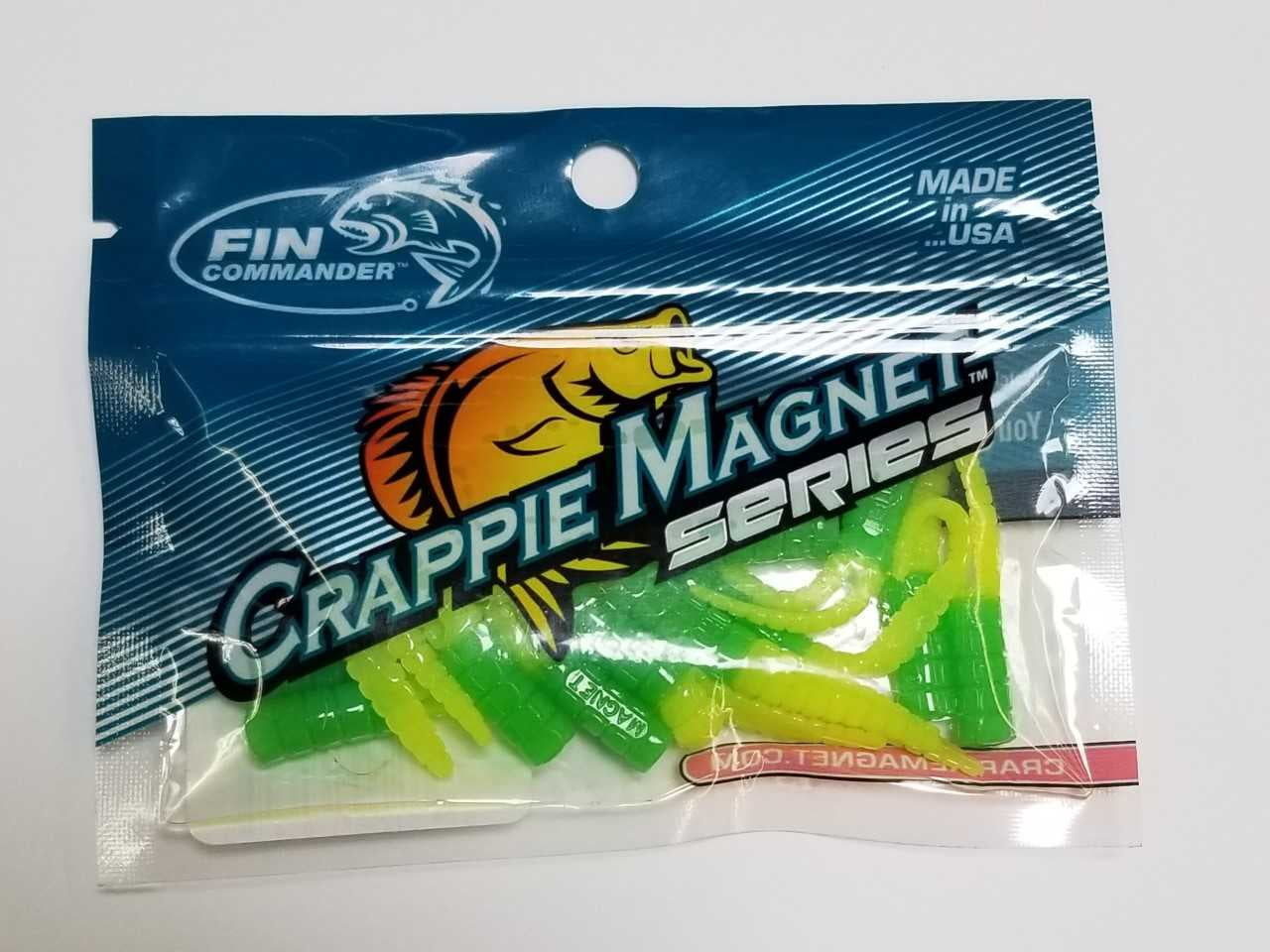 Fin Commander Crappie Series Slab Lure, Wizard Glow, 16