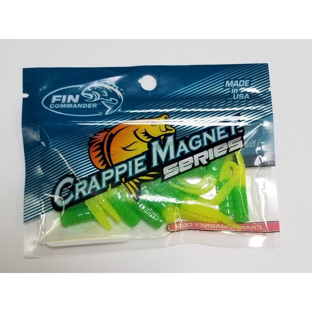 Fin Commander Crappie Series Slab Lure, Wizard Glow, 16