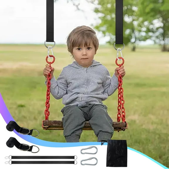 karymi 20ft Tree Swing Straps Heavy-Duty Hammock Hanging Kit with Carabiners for Outdoor Camping and Backyard Play Sports and Outdoors The Big Save The Big Save Best Sellers