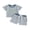 Blue, variant on BemeyourBBs Toddler Baby Boys Golf Outfit Infant Baby Boy Summer Clothes Waffled Striped Golf Embroidery Short Sleeves T-Shirt and ElasticPockets Shorts Set Toddler Boy 2 Piece Summer Outfit