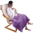 thumbnail image 1 of Electric Blanket Queen Size, USB Heated Blanket Machine Washable, Super Cozy Soft Electric Heated Shawl, 3 Heating Levels Auto Shutoff (Color : Purple, Size : 100 * 140cm), 1 of 7