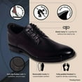 thumbnail image 2 of Marc Joseph New York Mens Hands Free Slip On Business Formal Classic Plain Toe Oxfords Dress Shoes for Men Black 9, 2 of 6