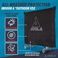 thumbnail image 5 of JOOLA Dual-Function Indoor/Outdoor Waterproof Table Cover, Black, 5 of 6