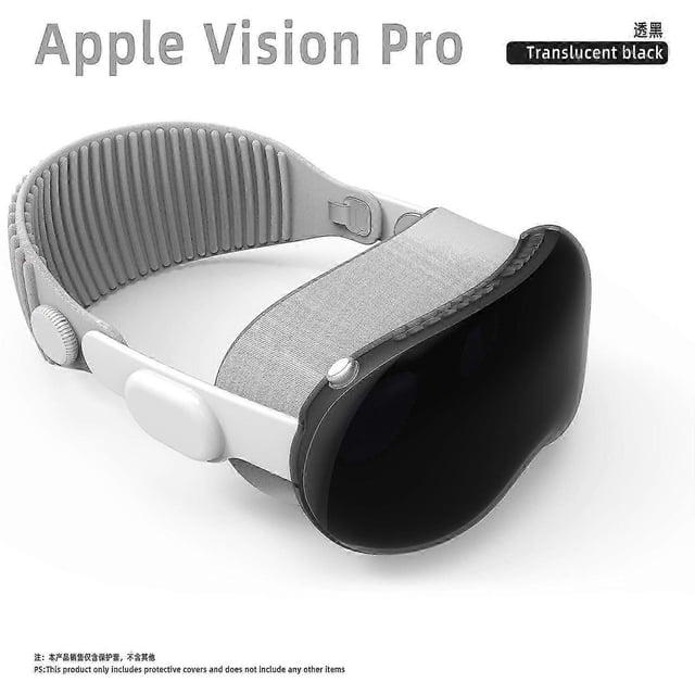 For Vision Pro Clear Case, Protective Case for Vision Pro VR Headset, TPU Translucent for Apple Vision Pro Bumpers Protective Cover