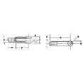 thumbnail image 3 of 2 Embouts de Culasse Réglables 1/4-28 Robinet 2 Pouces Long 9/16 Pouces Grand, 3 of 4