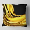 thumbnail image 2 of Designart Yellow Gold Texture Pattern - Abstract Throw Pillow - 18x18, 2 of 5