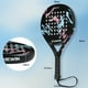 thumbnail image 4 of CAMEWIN 2 Palas de Pádel con Fundas, 2 Raquetas y 4 Pelotas,Kit de Raquetas para Pádel Fabricadas 100% Fibra de Carbono y Núcleo de Espuma Flexible de Memoria EVA, para Principiantes e Intermedios, 4 of 8