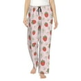 thumbnail image 1 of Balery Strawberry Floral Pantalones de pijama para mujer, pijamas ultraligeros, pantalones de estar por casa-X-Large, 1 of 6