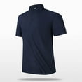 thumbnail image 4 of CaiJunJia George Polo Shirt,Men's Short Sleeve 100% Cotton Pique Color Block Polo Shirt, 4 of 6