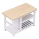 thumbnail image 3 of Mesa de almacenamiento para casa de muñecas a escala 1:12, madera de haya, miniatura, muebles de casa de muñecas multicapa, mesa de almacenamiento, bloque de Color blanco, 3 of 5