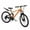 Orange, variant on Eonox 26 Inch Mountain Bike, 24 Speed Dual Suspension MTB with Aluminum Frame, Front/Rear Disc Brakes, Alloy Wheels - Ideal for Men & Women ﻿