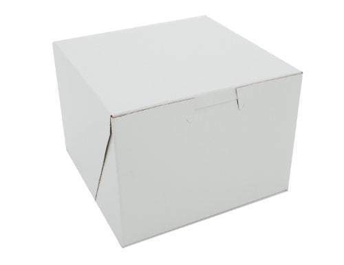Case of 100 8 Length x 8 Width x 1-1/2 Height Southern Champion Tray 1401 Clay Coated Kraft Paperboard White Pizza Box 